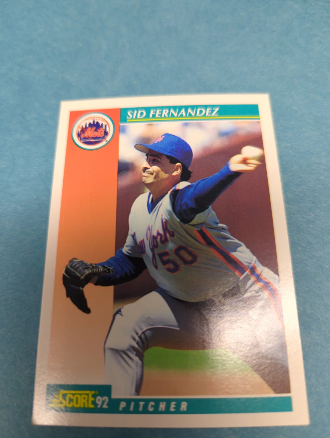 1992 Score Sid Fernandez Baseball Card ⚽