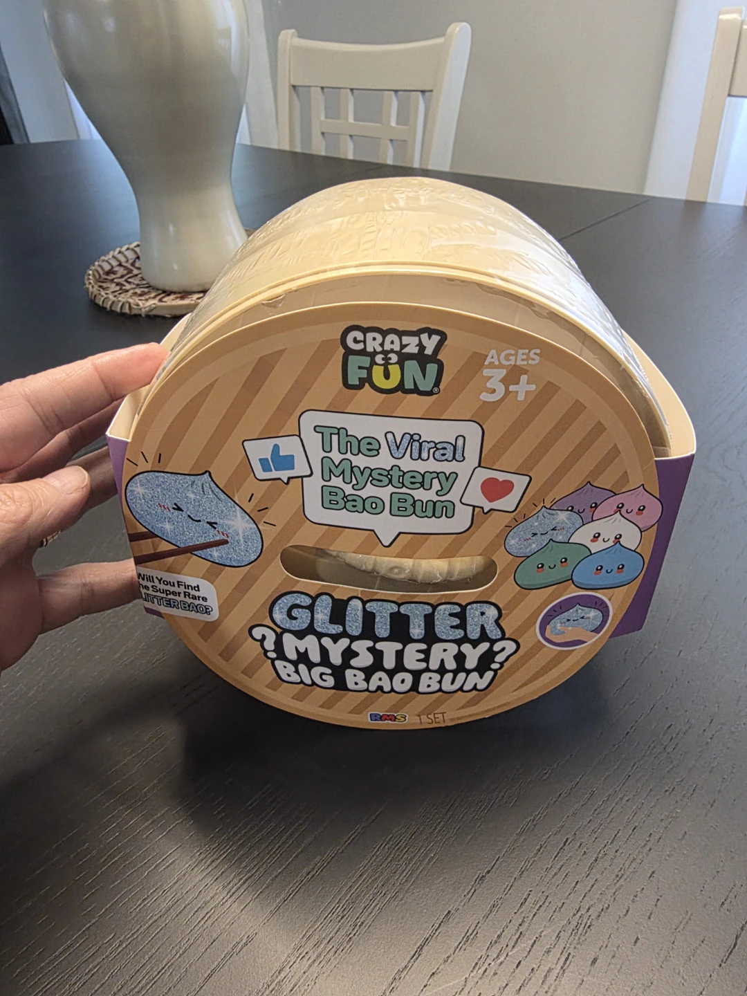 Crazy Fun Glitter Mystery Big Bao Bun Toy