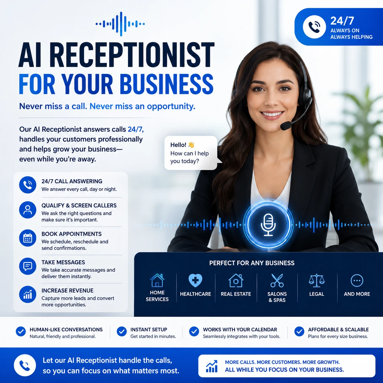AI Voice Receptionist for Your Business