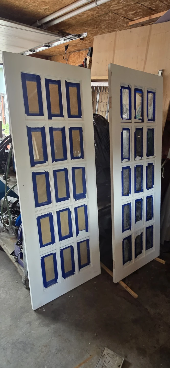 ⚽Two Interior Doors with Glass Panes - photo 2