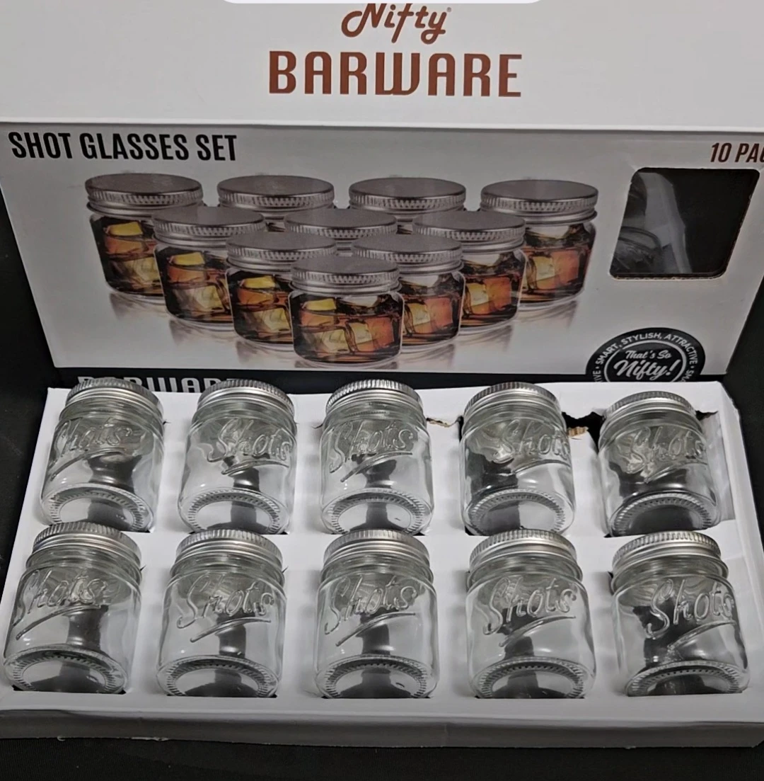 Nifty Barware Shot Glasses Set - 10 Pack - photo 2