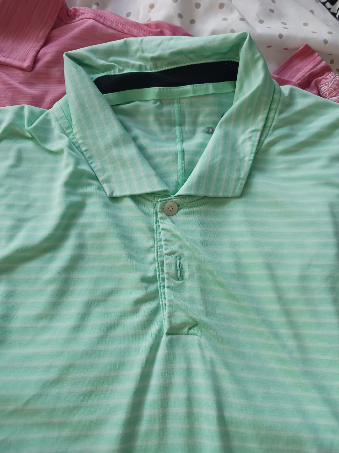 FootJoy Golf Polo Shirts (2) - Green & Pink - photo 2