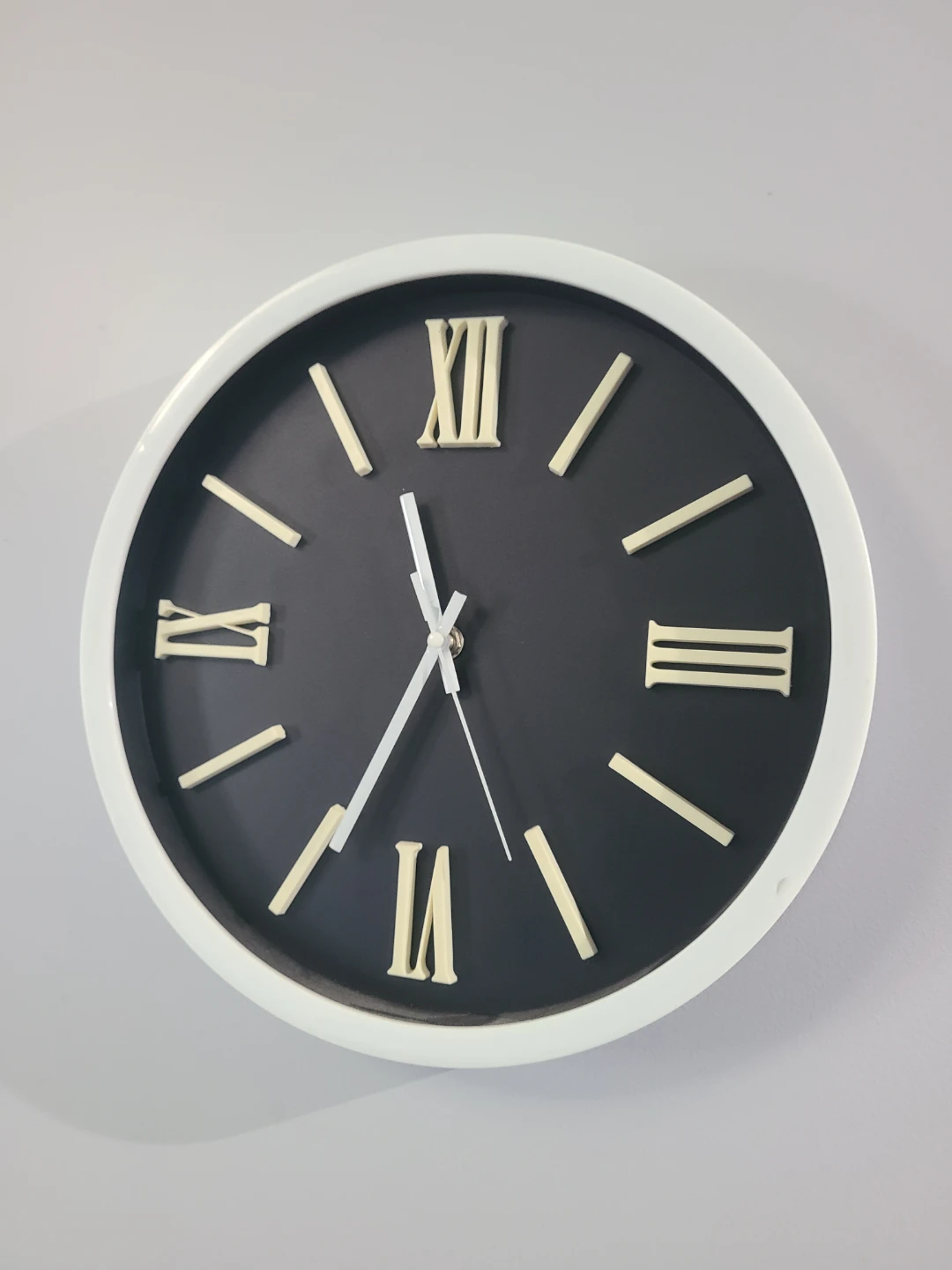 Wall Clock with Roman Numerals