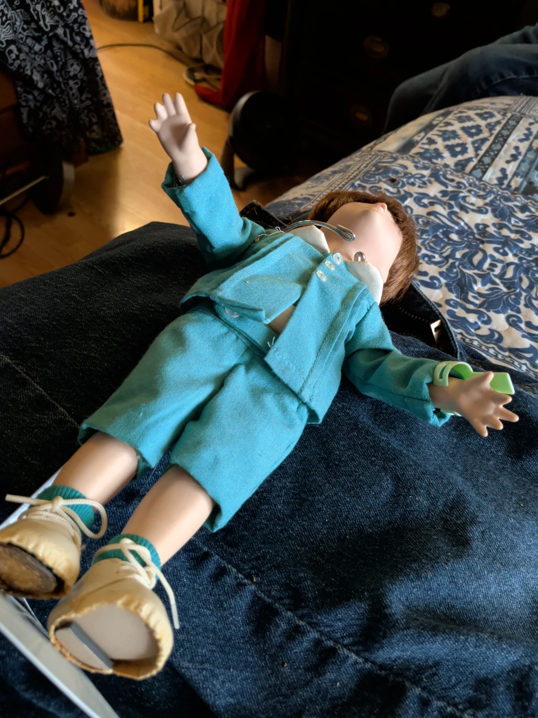Vintage Doll with Outfit and Toothbrush Accessory - photo 4