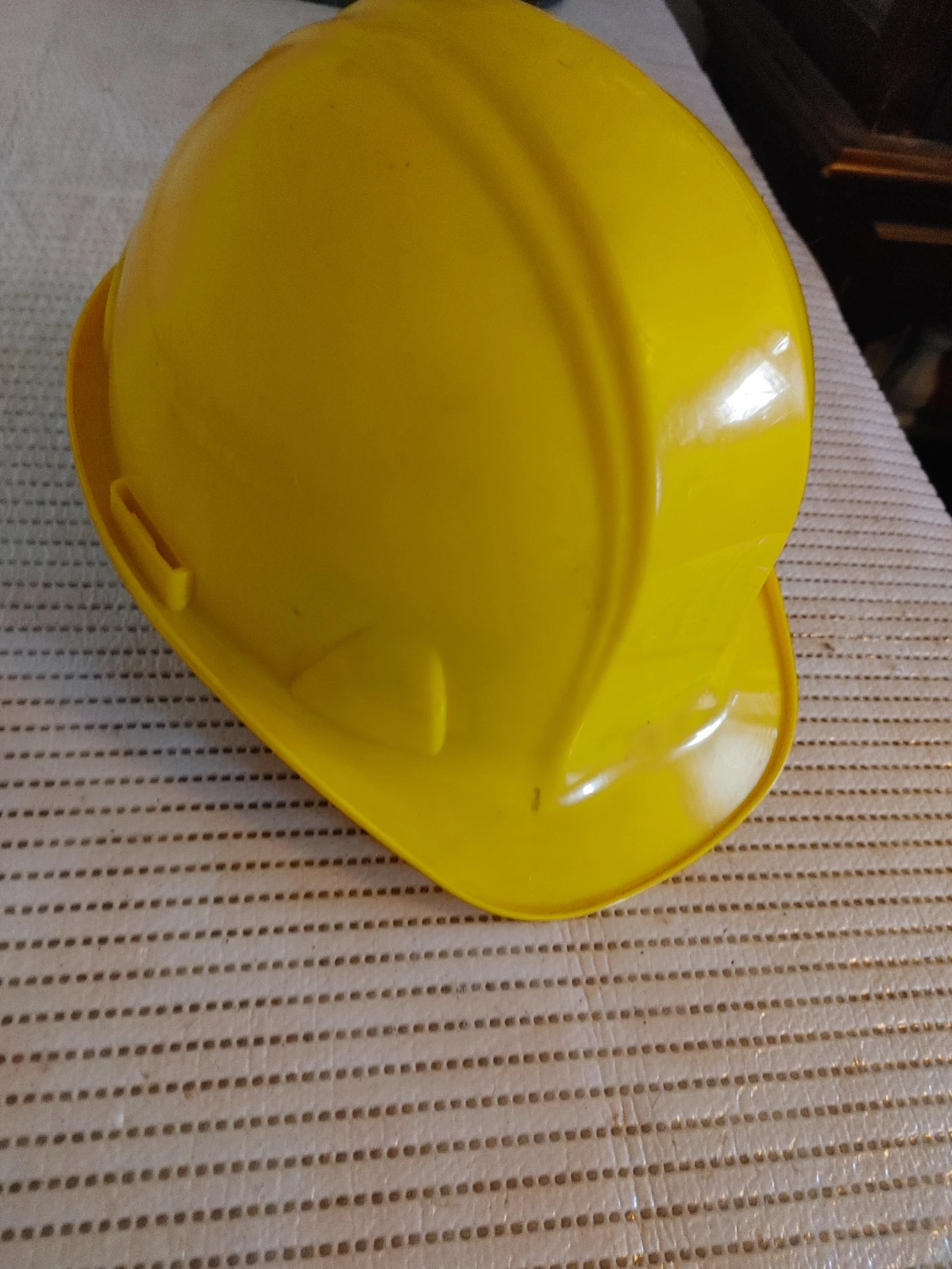 Yellow Safety Hard Hat & Safety Glasses