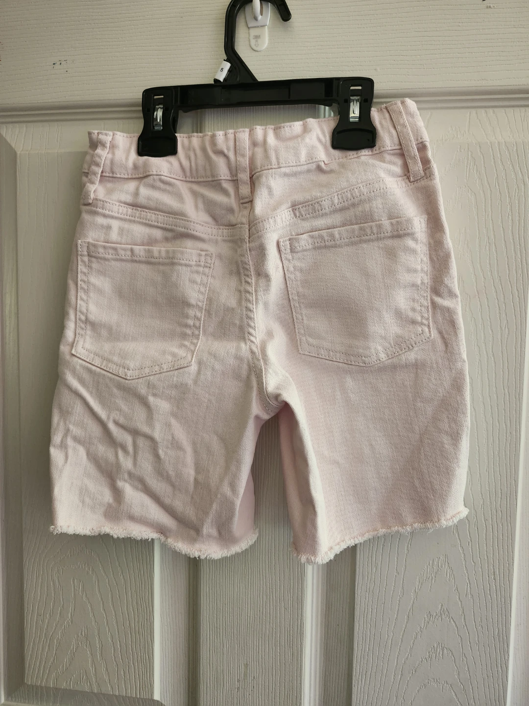 Kid Girl Pink Denim Shorts  - Size 8 - photo 2