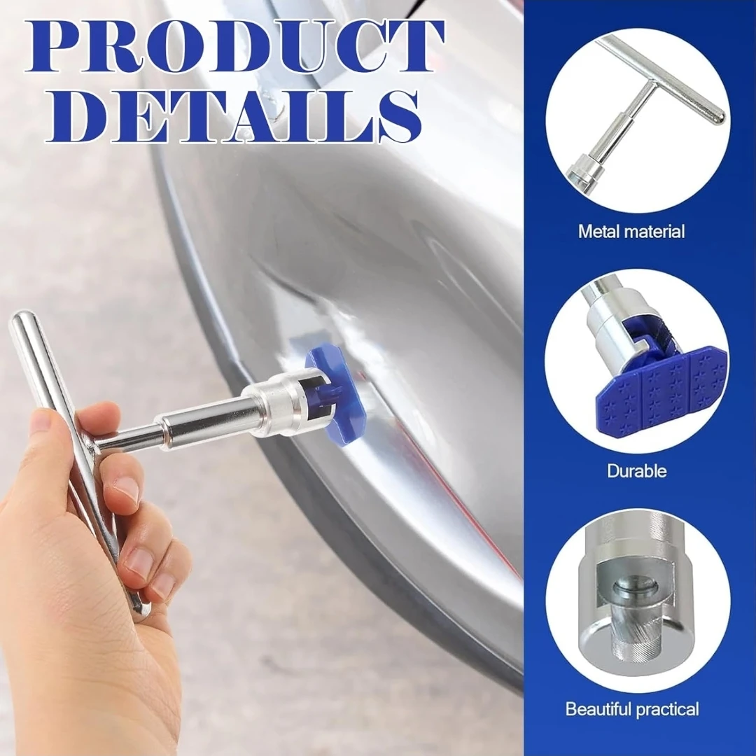 31 Piece Car Dent Puller Kit with T-Handle Rod - photo 3