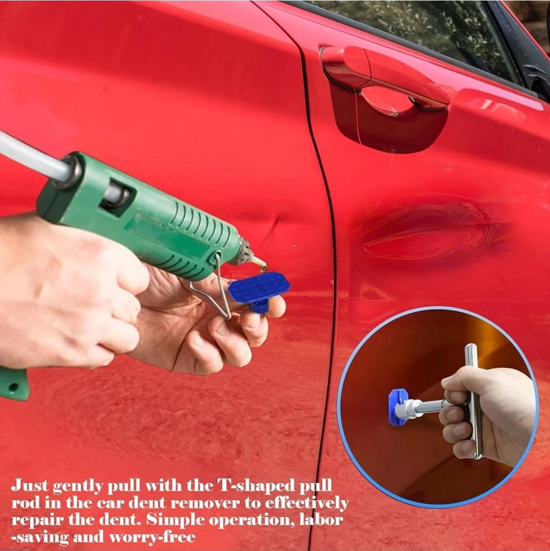 31 Piece Car Dent Puller Kit with T-Handle Rod - photo 5