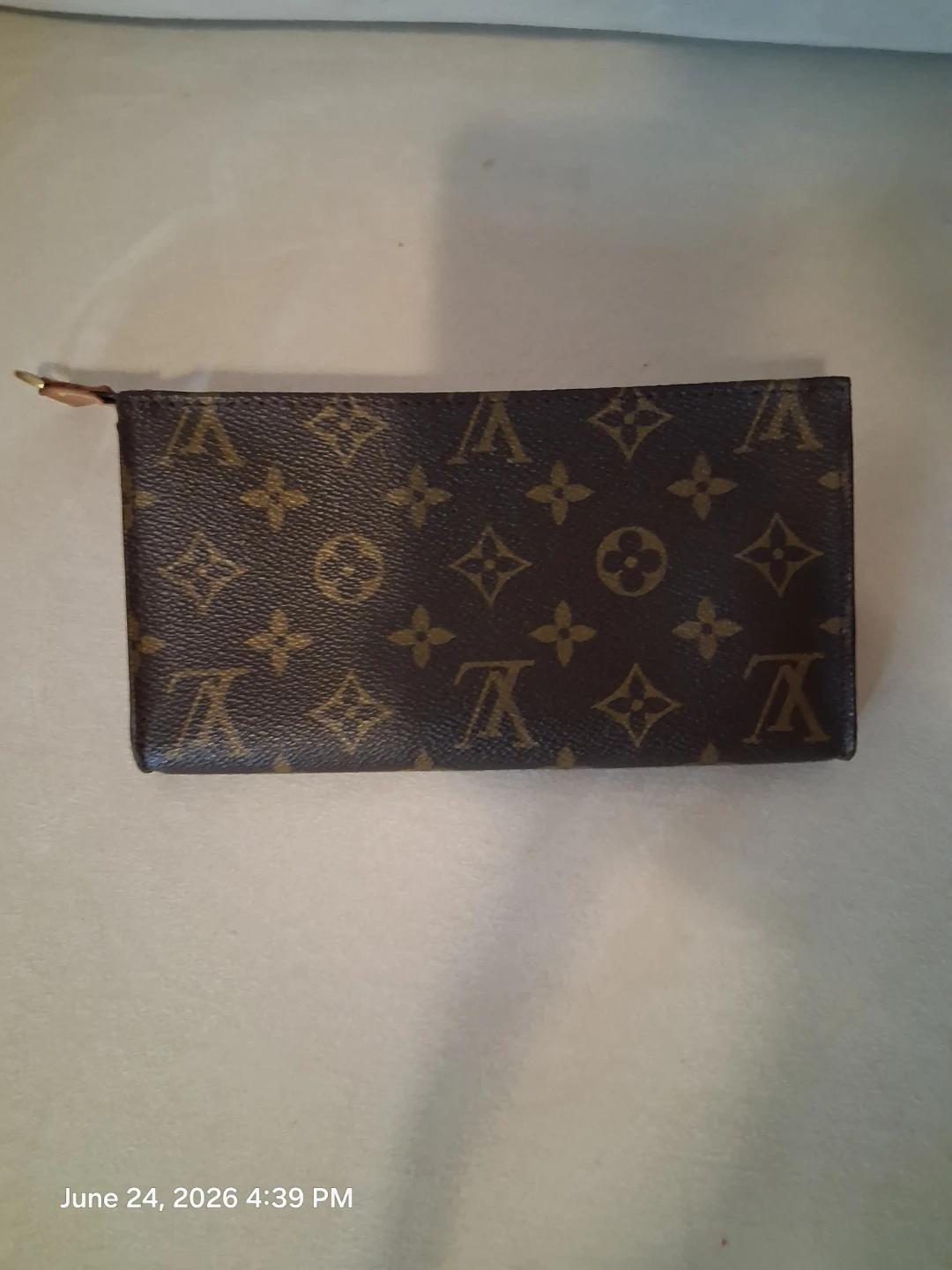 Louis Vuitton Monogram Canvas Clutch Pouch - Brown - photo 5