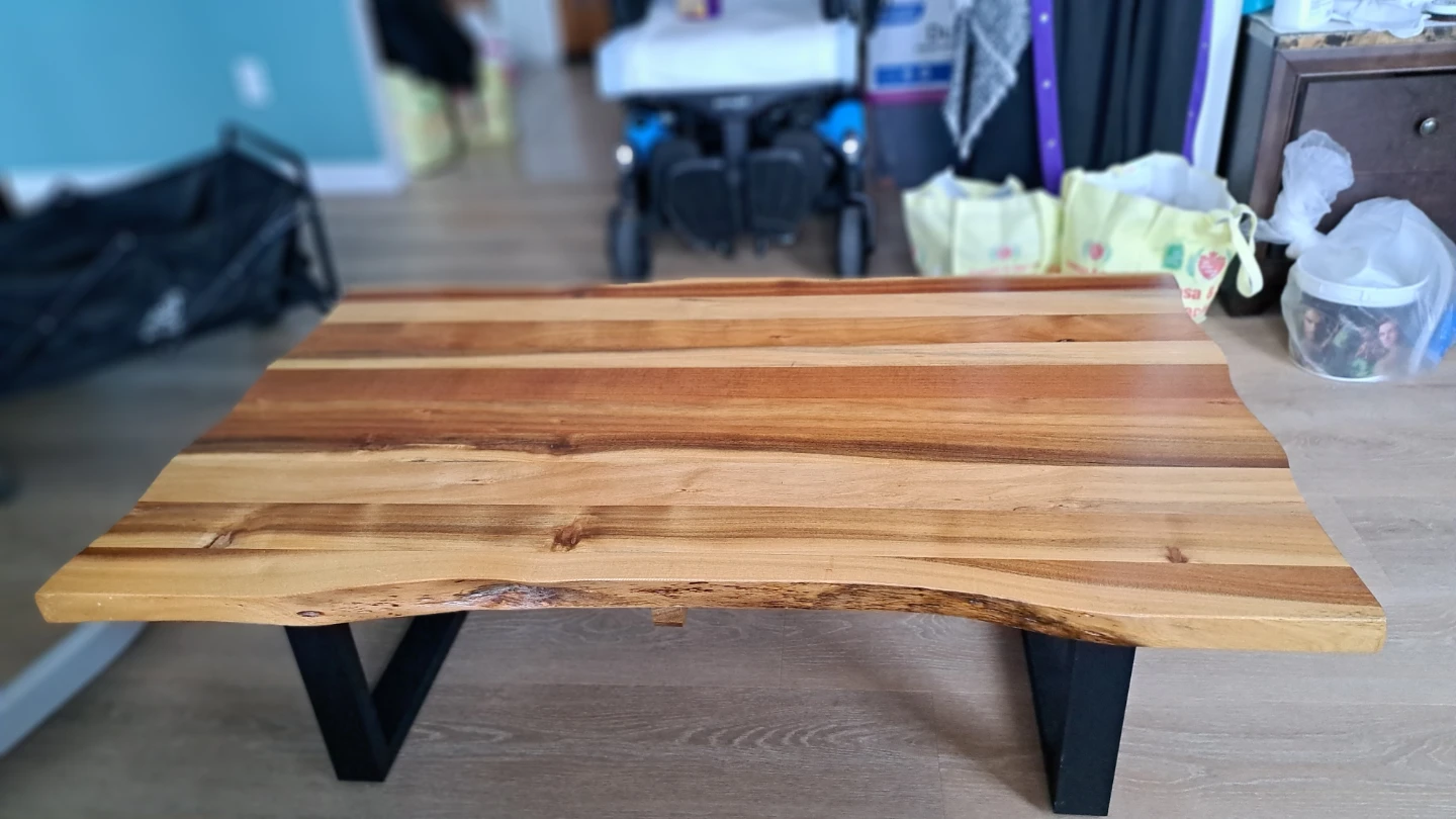Live Edge Wood Coffee Table - photo 5