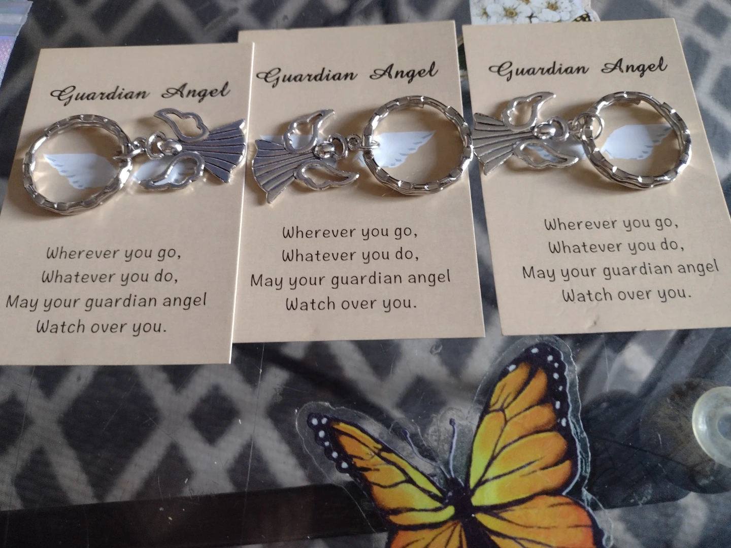Guardian Angel Keychain Lot of 5⚽
