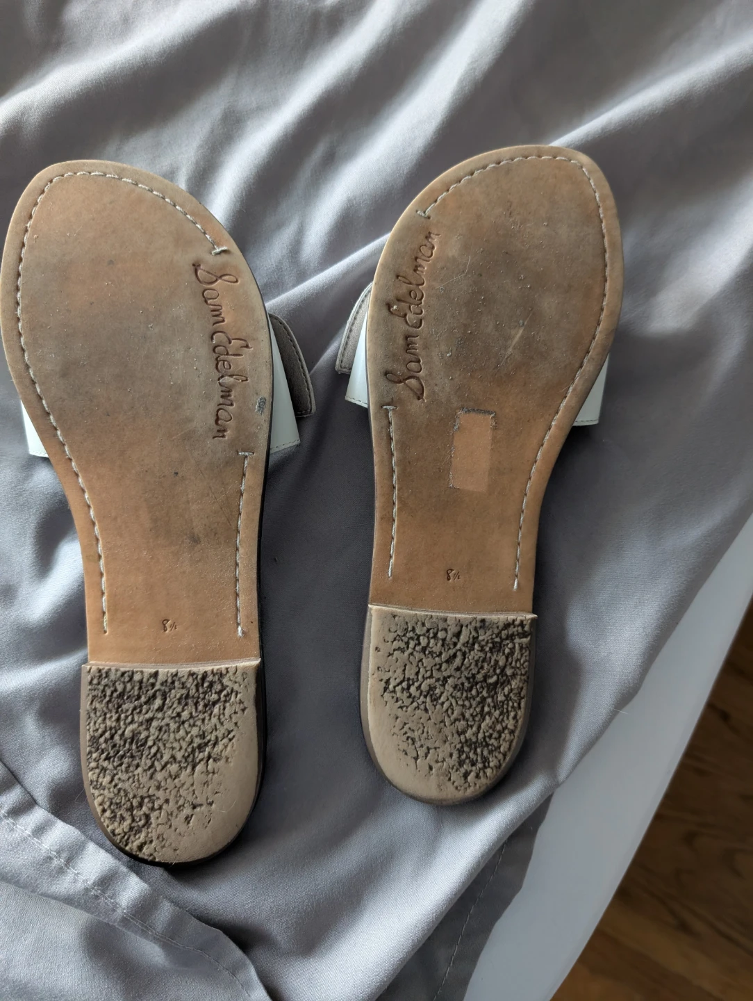 Sam Edelman White Buckle Sandals - photo 2