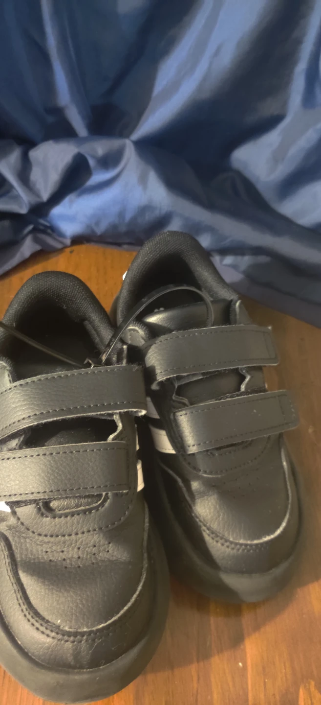Adidas Black Velcro Sneakers kids size 10