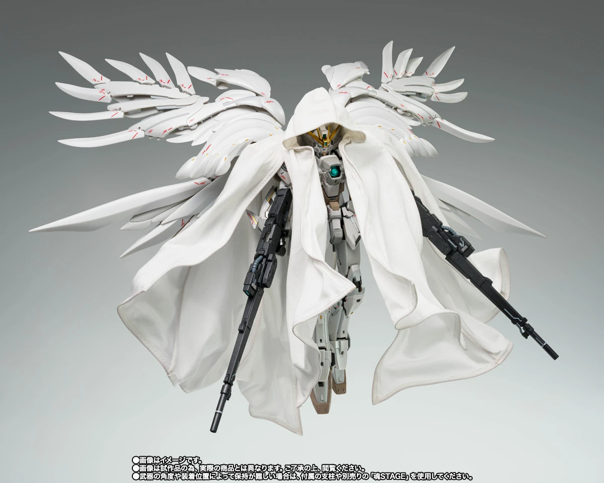 Metal Build Gundam Wing Zero (EW)  with Seraphim Feather