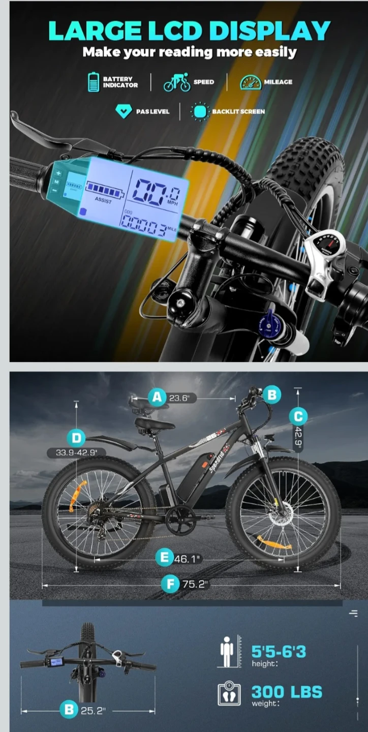 ElectriElectric Bike for Adult, - photo 4
