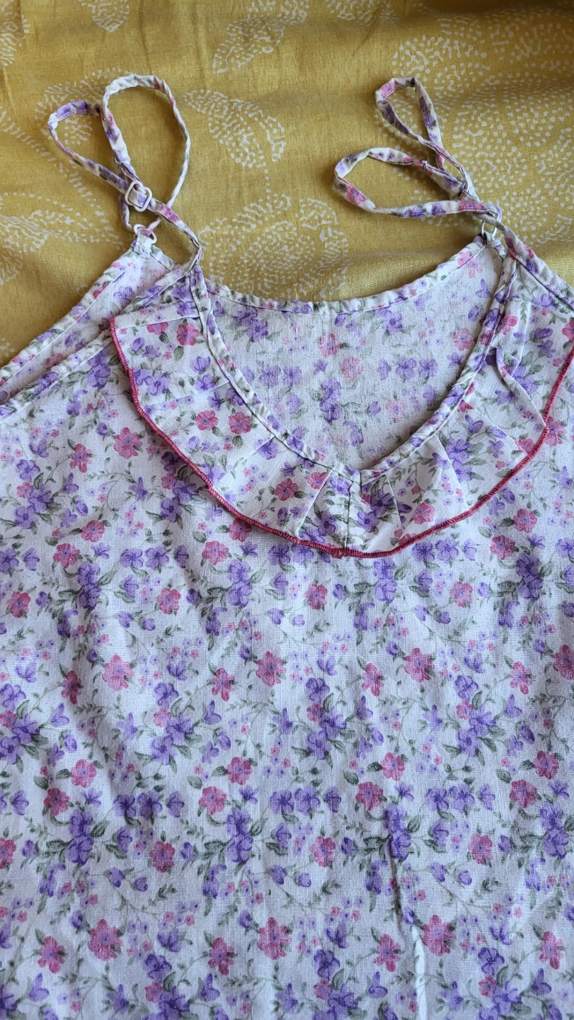 Floral Pajama Set - Cami Top & Shorts - photo 2