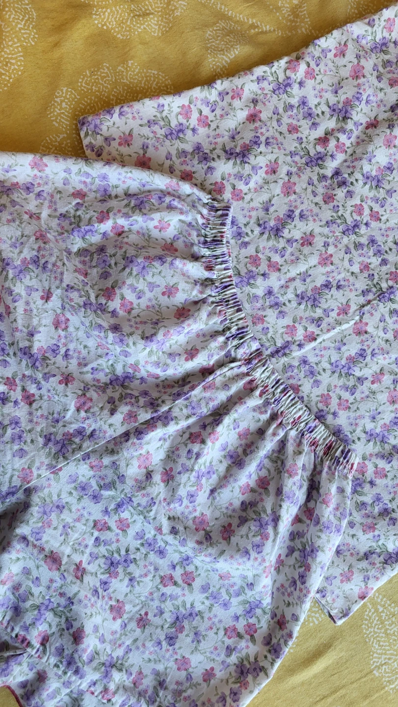 Floral Pajama Set - Cami Top & Shorts - photo 3