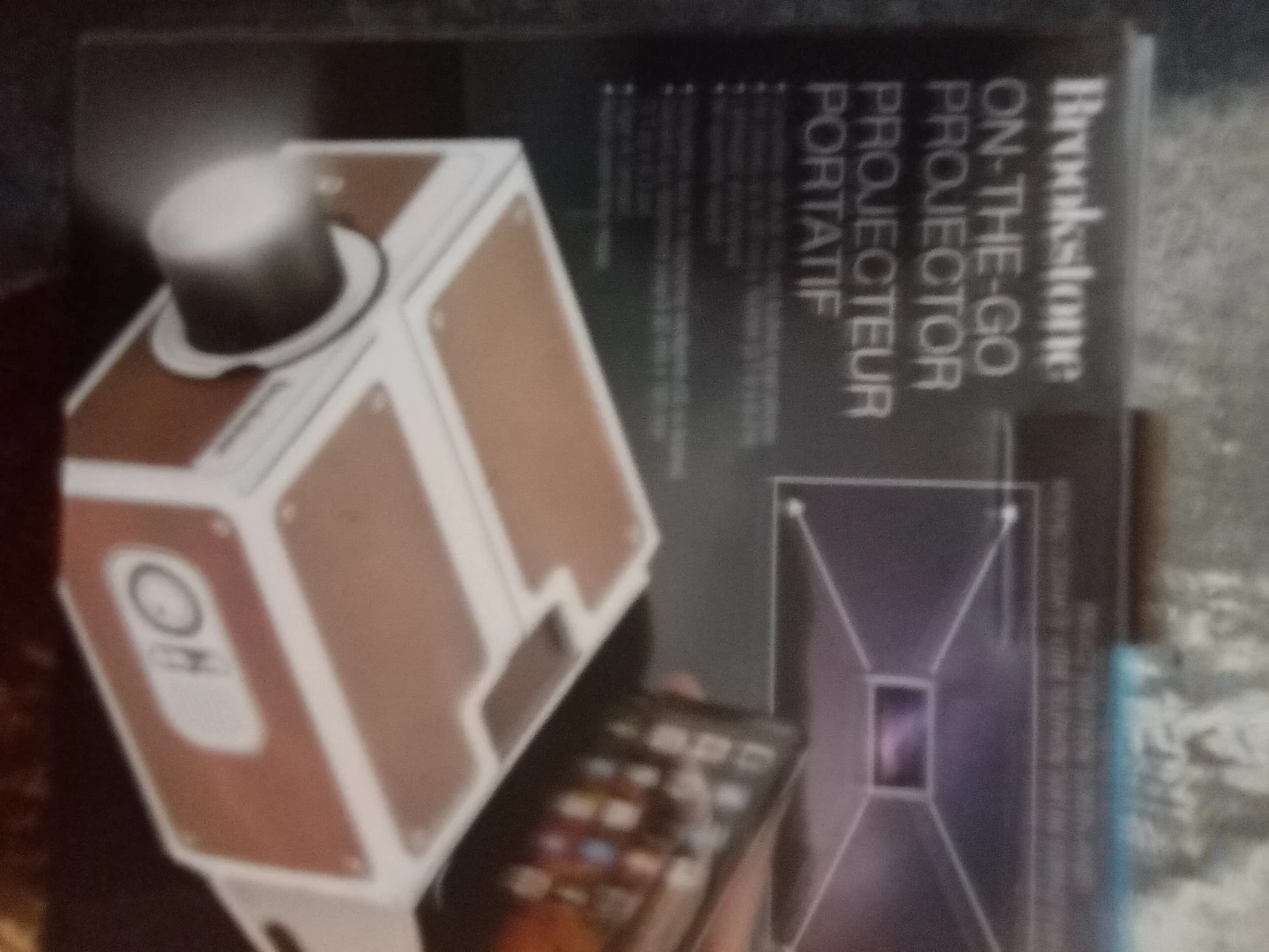 Brookstone On-The-Go Portable Projector