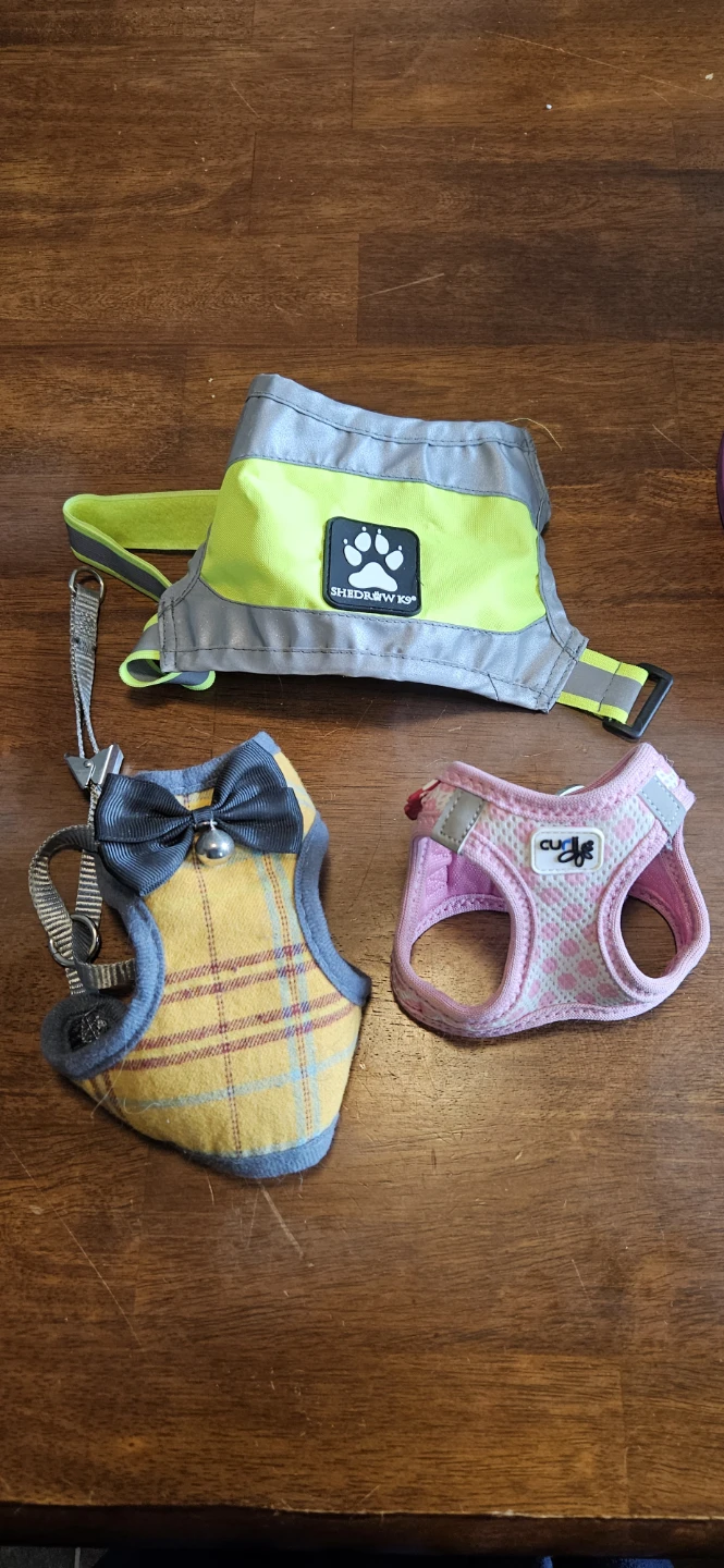 Bundle of 3 Pet Harnesses