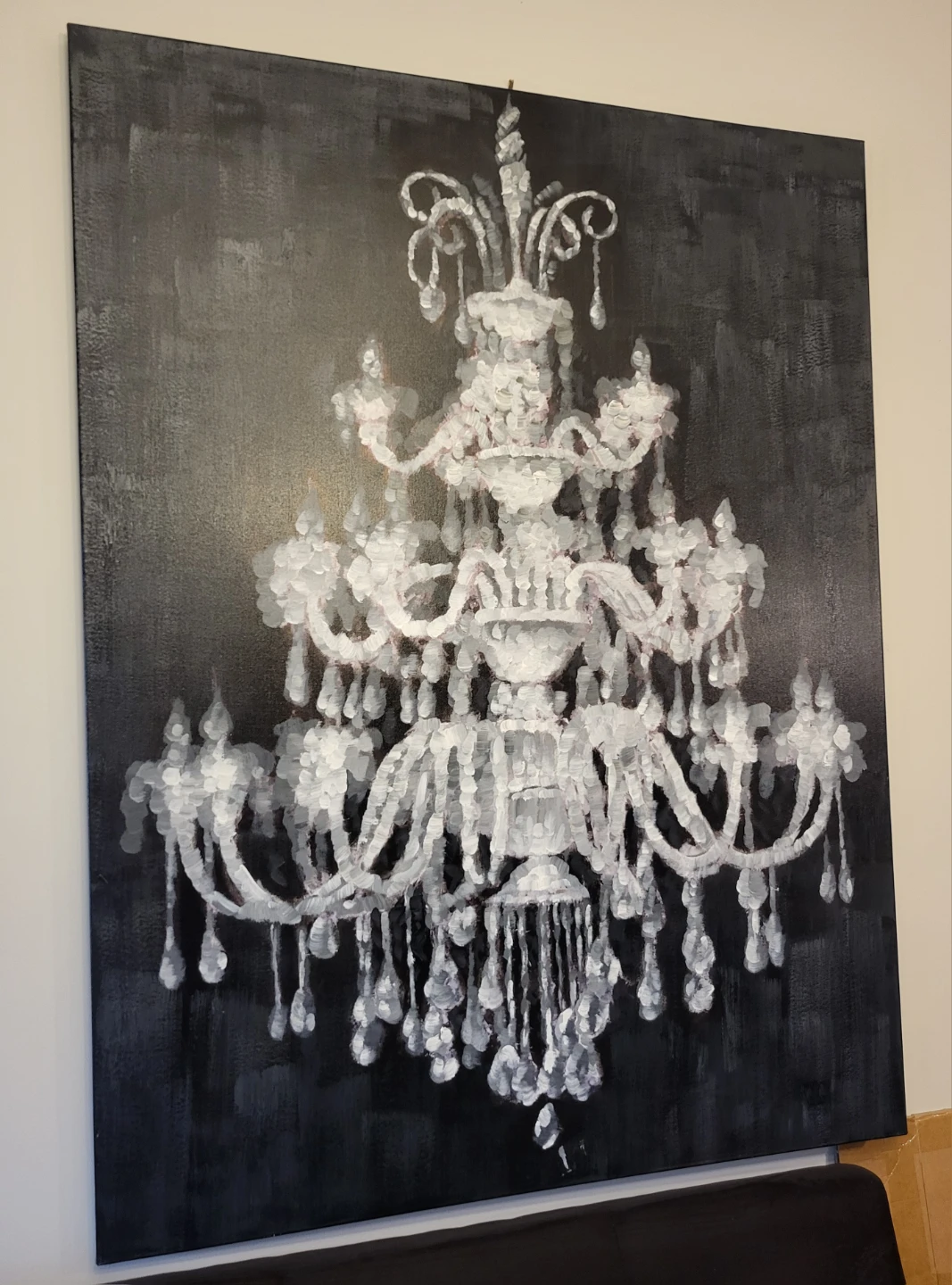 Chandelier Painting large in size