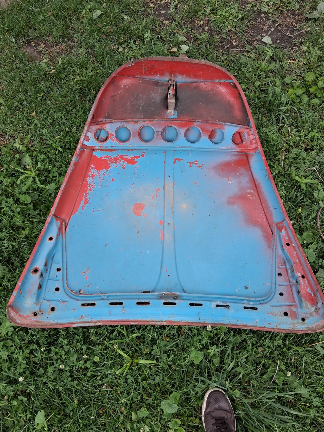 74 Volkswagen SuperBeetle Hood and Engine Lid with exhaust - photo 2