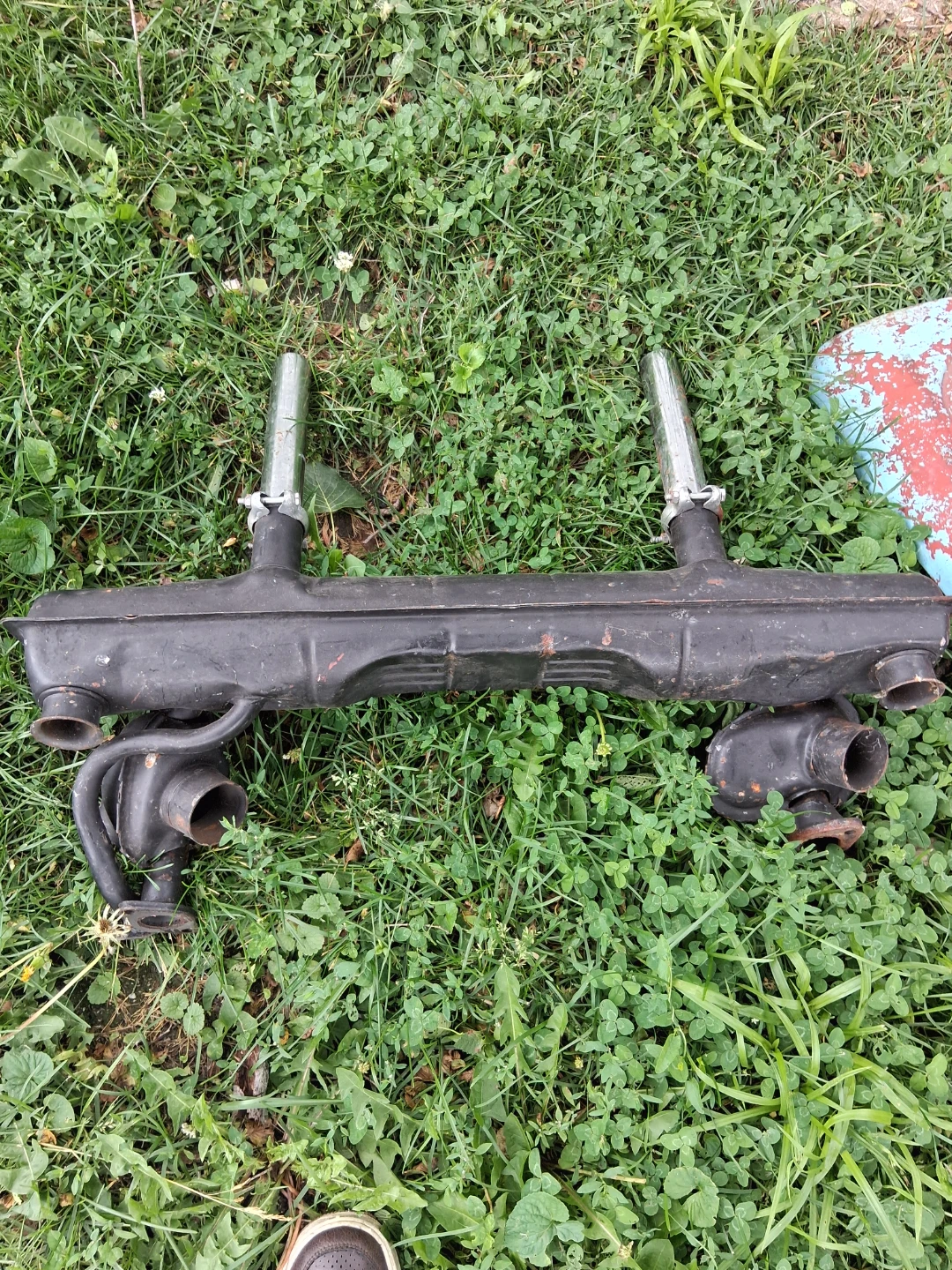 74 Volkswagen SuperBeetle Hood and Engine Lid with exhaust - photo 5