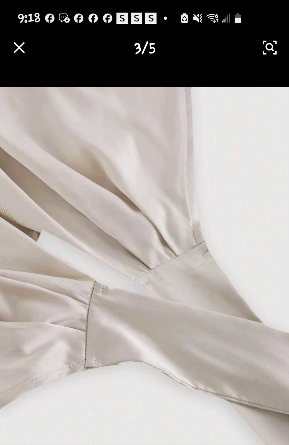 SHEIN MOD Satin Wrap Halter Top - photo 2