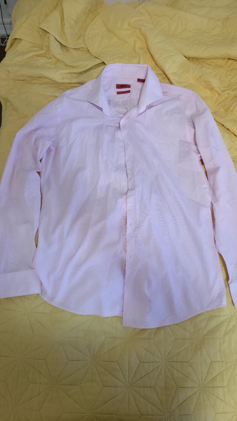 Hugo Boss Slim Fit Pink Dress Shirt