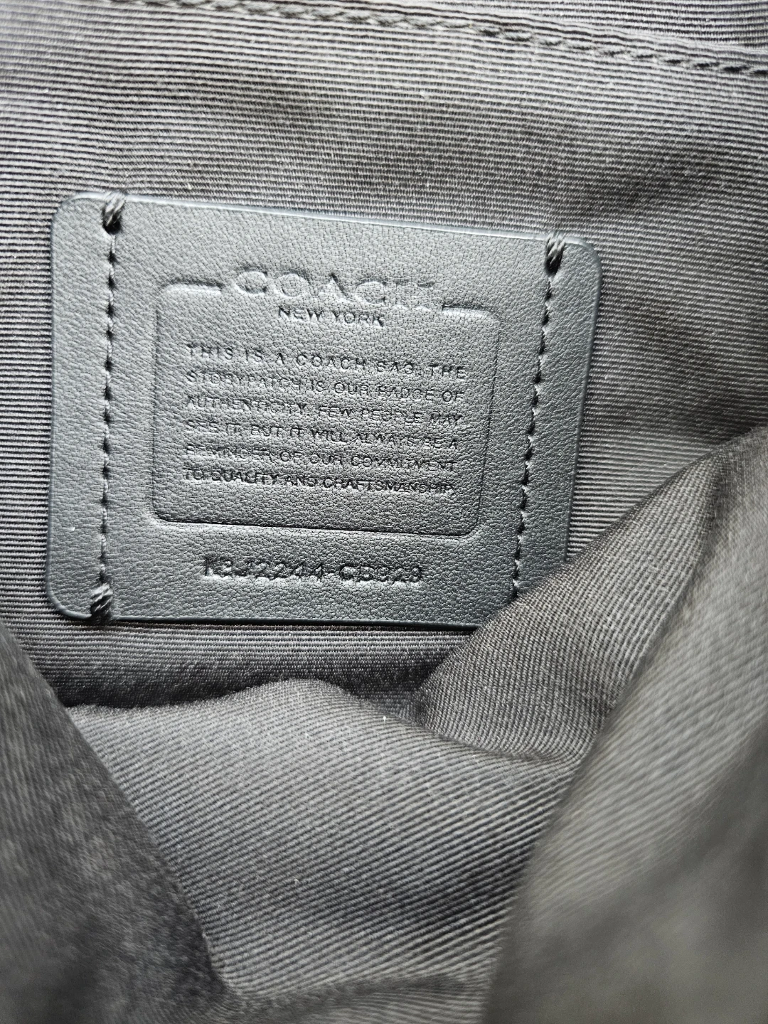Authentic Coach New York Leather Backpack Purse - photo 5