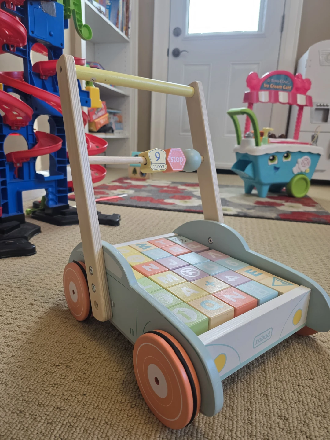 Wooden Baby Activity Blocks Set – Excellent Condition