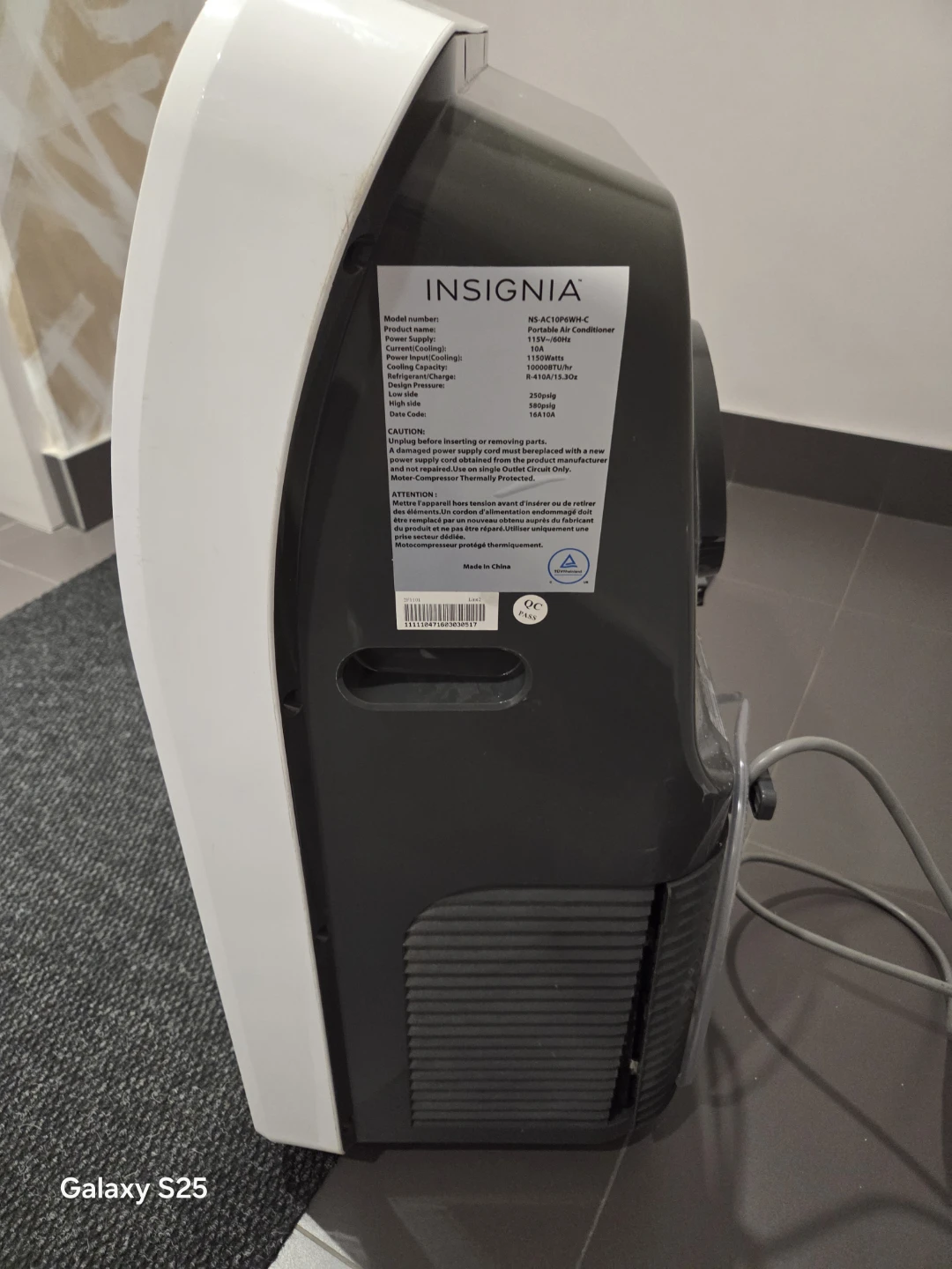 Insignia Portable Air Conditioner - photo 3