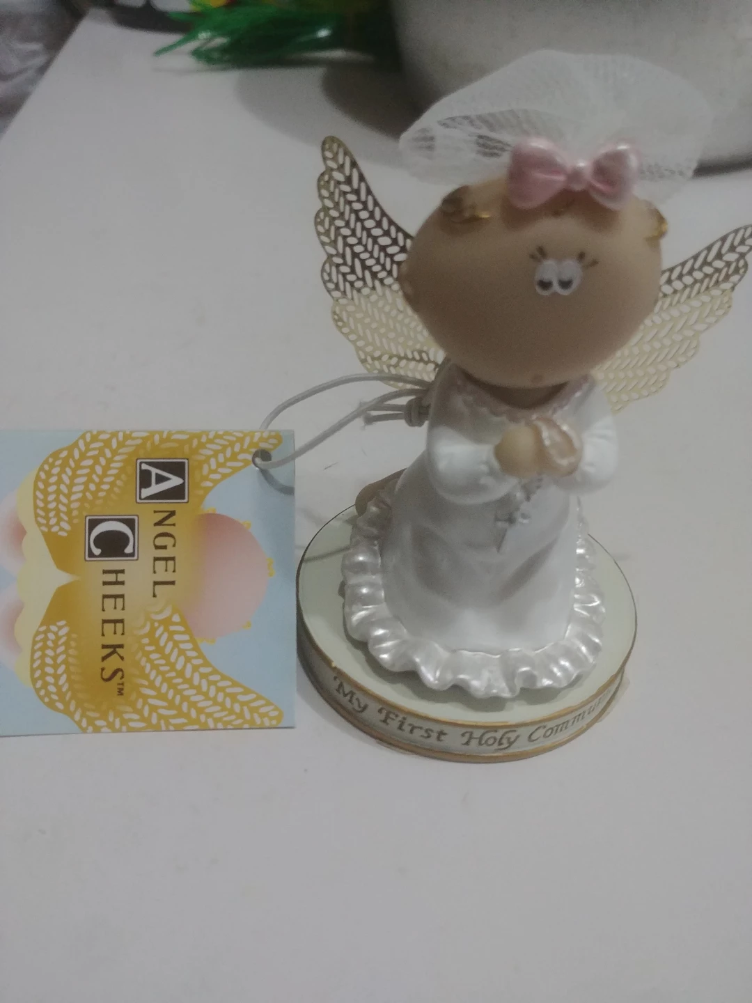 Angel Cheeks My First Holy Communion Figurine