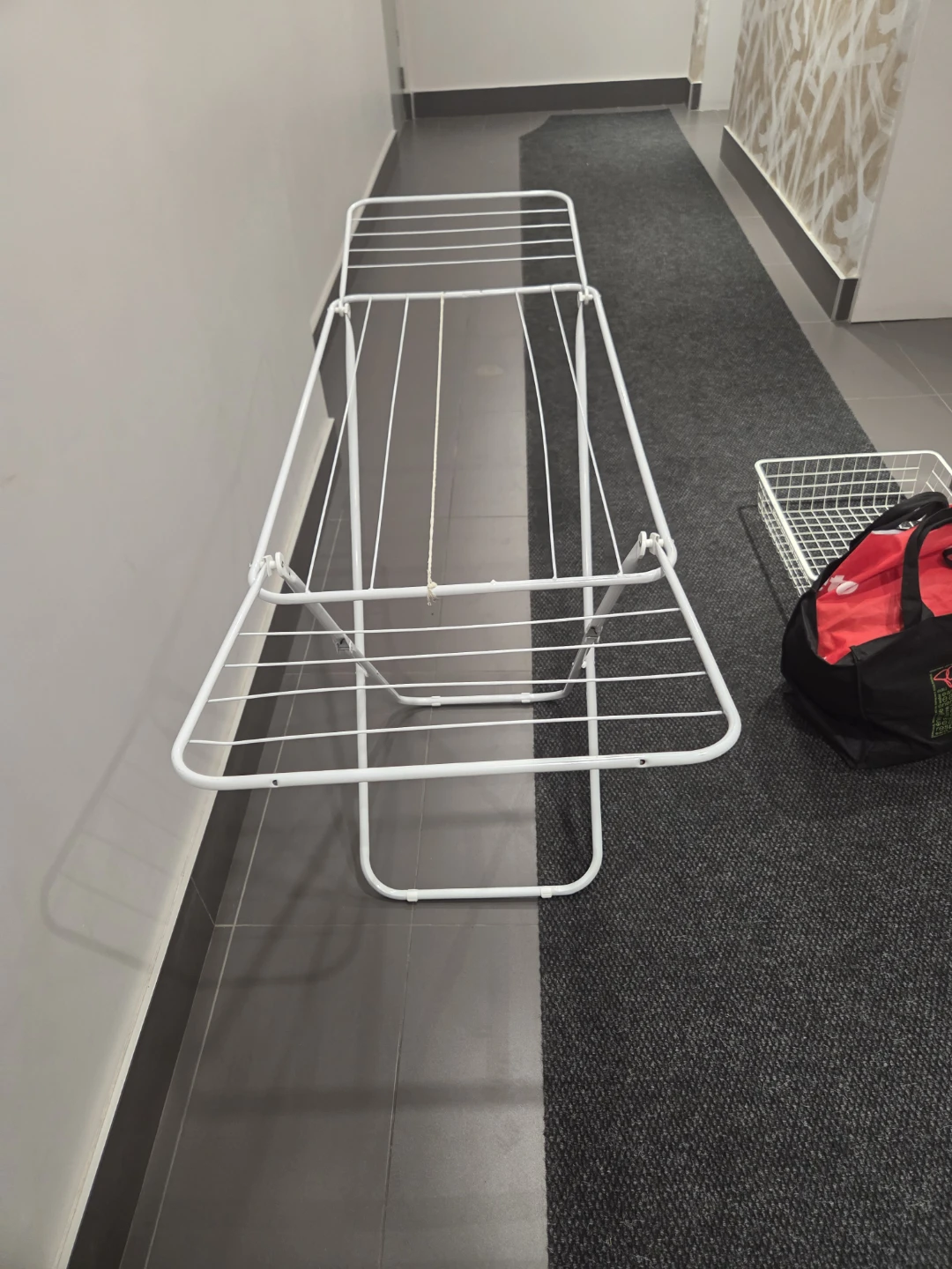 White Folding Drying Rack