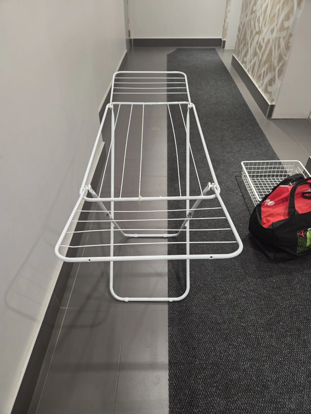White Folding Drying Rack - photo 2