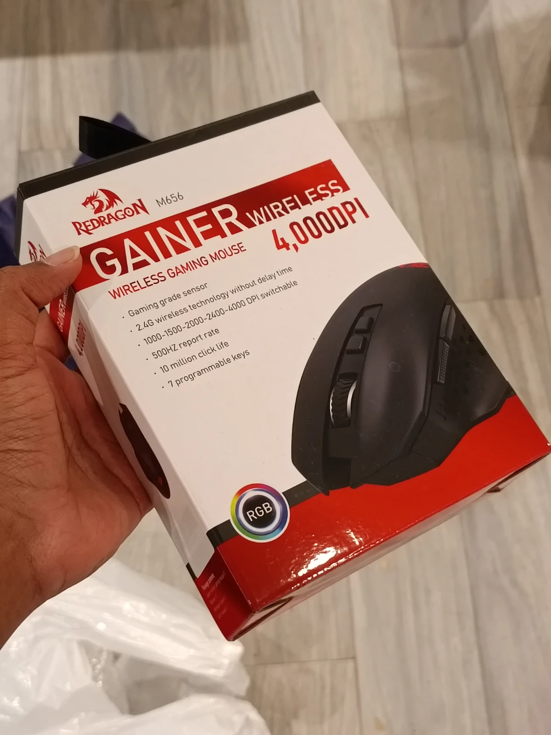 Redragon wireless computer mouse - photo 2