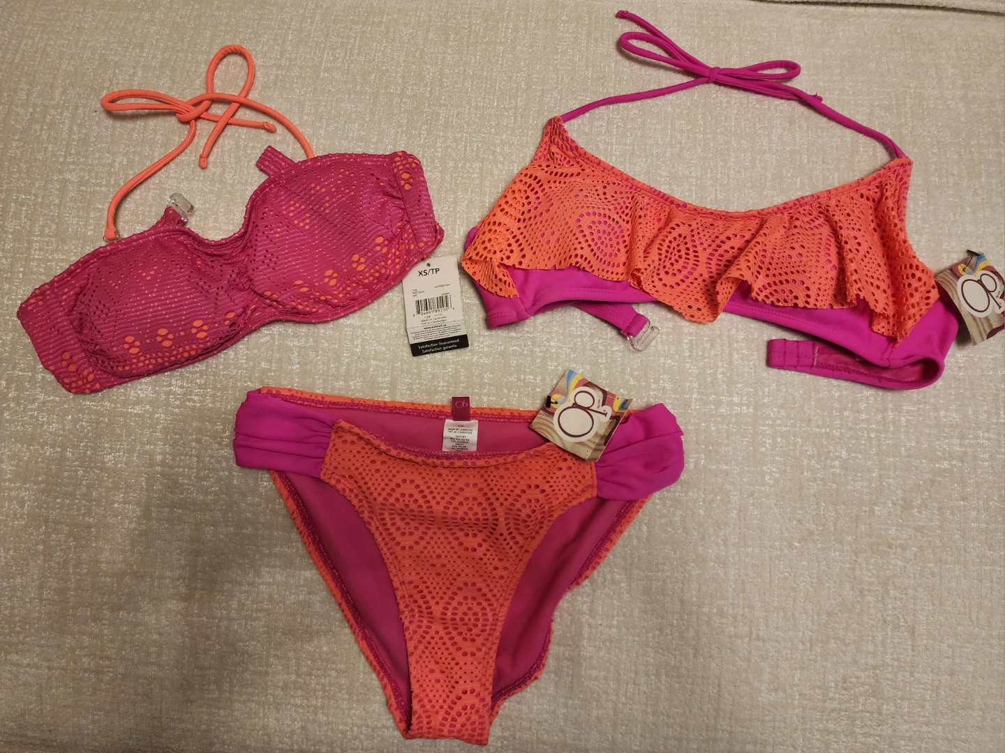 BNWT Bikini Set - Pink & Orange - BRAND NEW