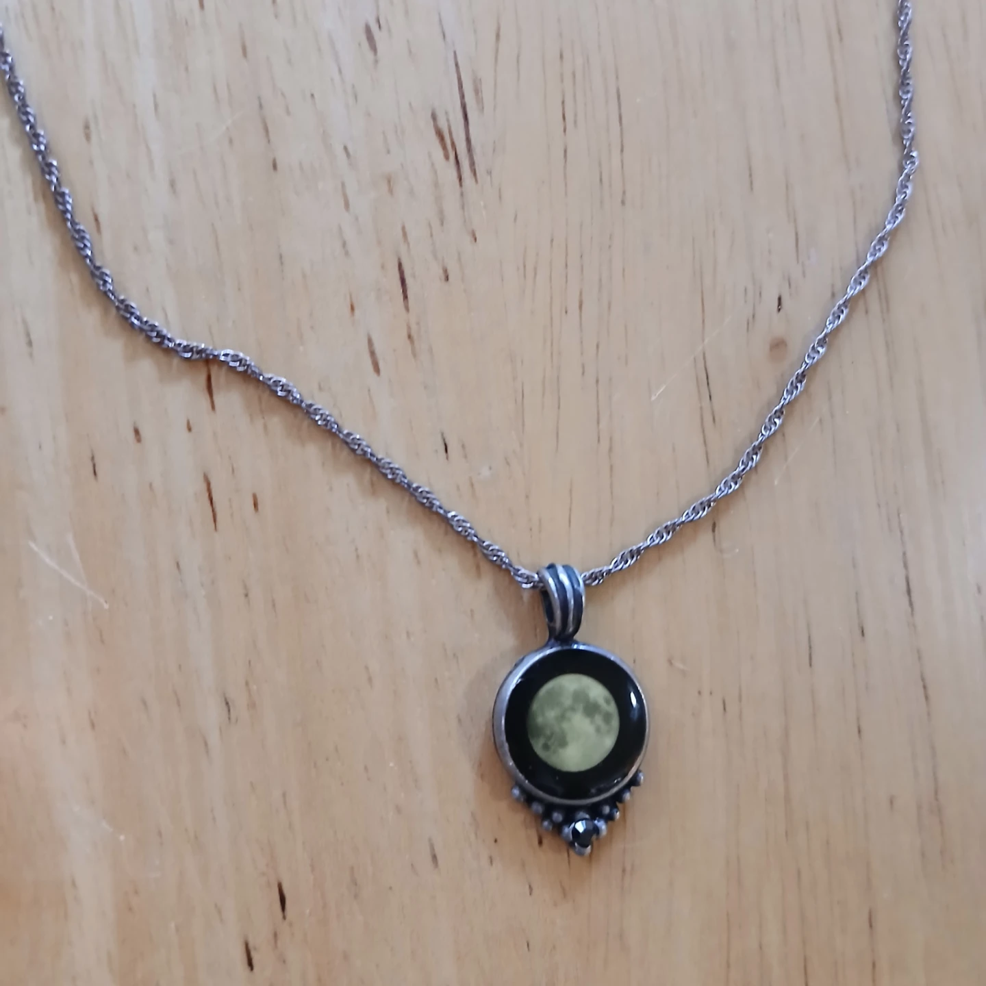 Moonglow  Pendant Necklace with sterling chain - photo 4