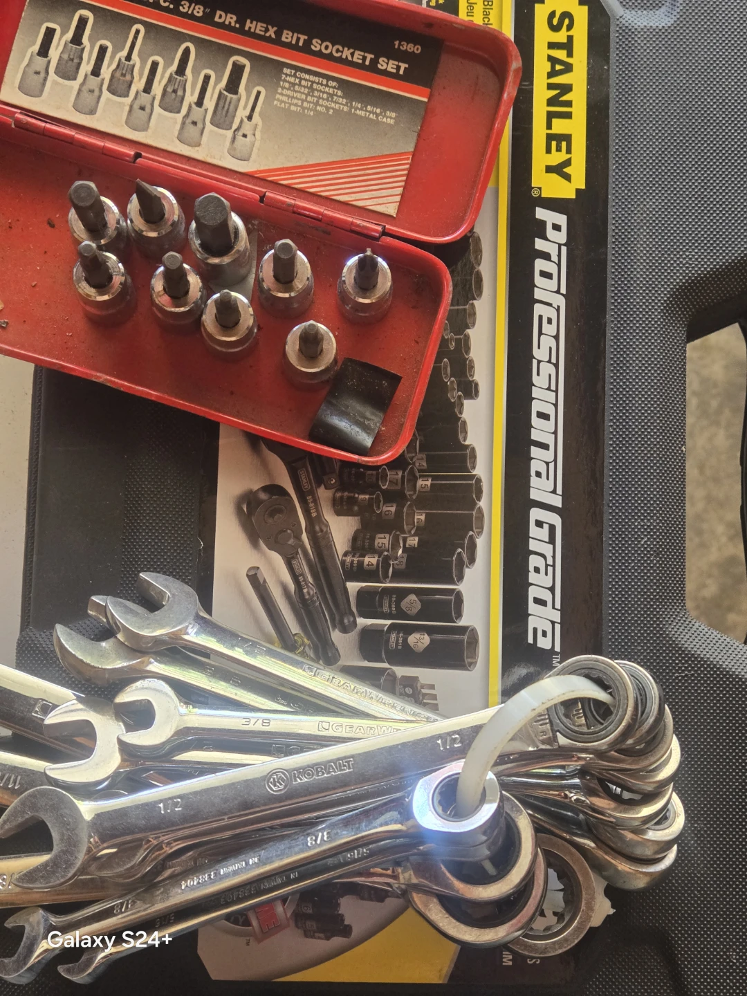 Kobalt and NNT Socket and combination Wrench Set