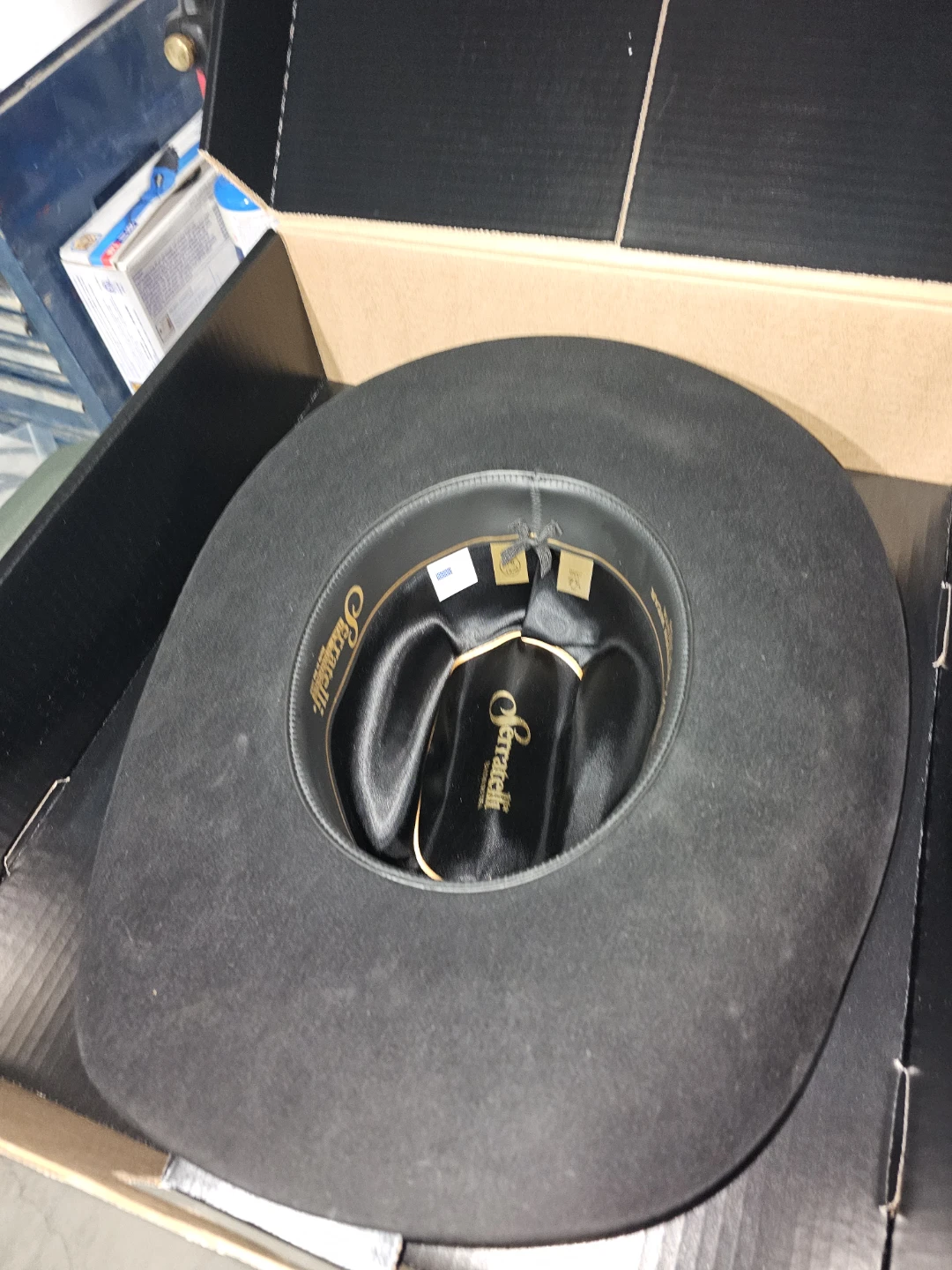 Serratelli Black Felt Cowboy Hat