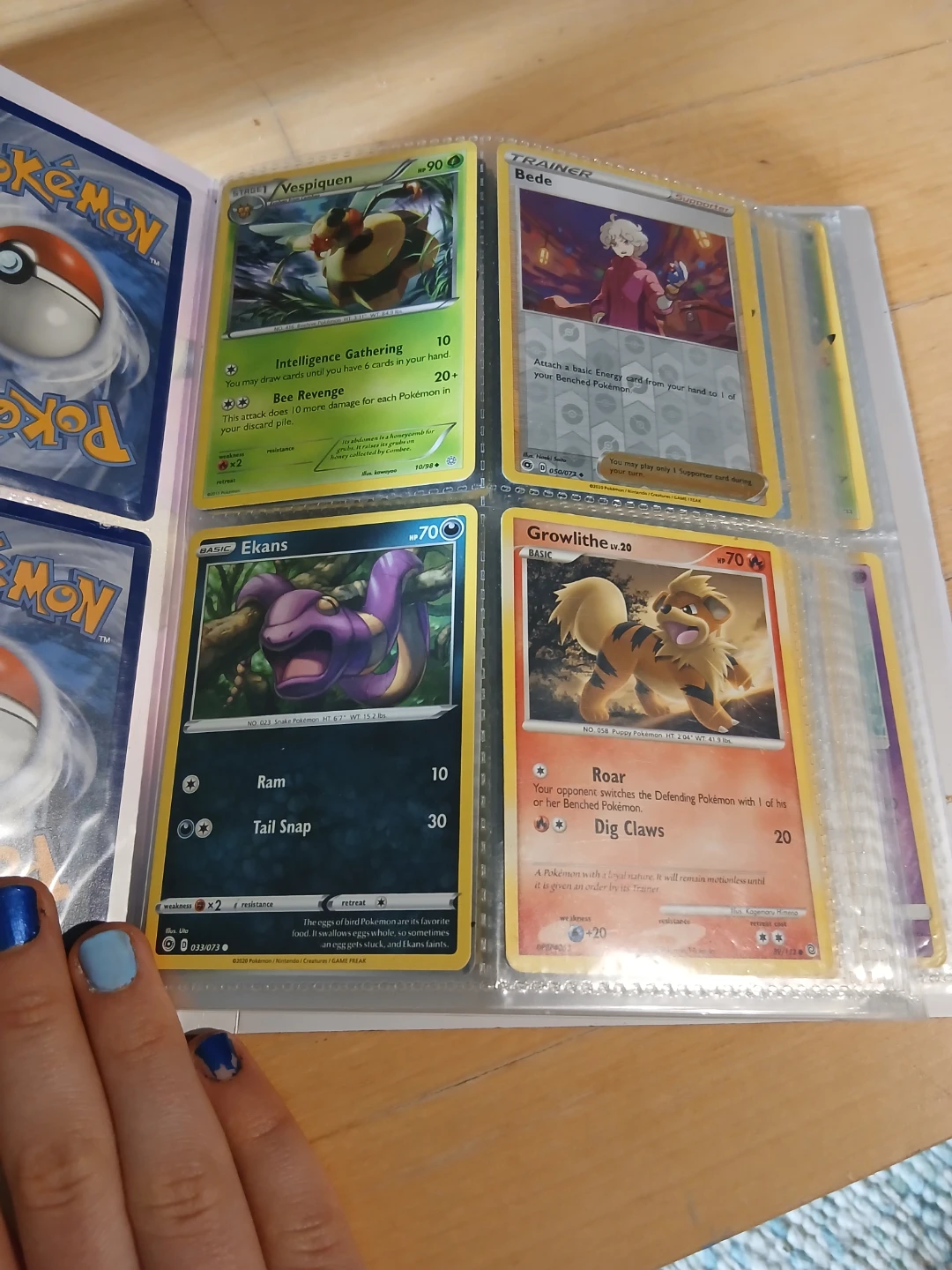 Pokemon Trading Card Binder half full with cards - photo 3
