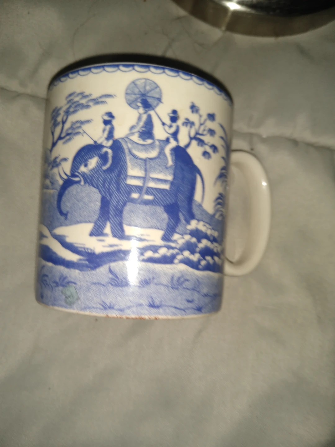 Beautiful vintage spoiled mug
