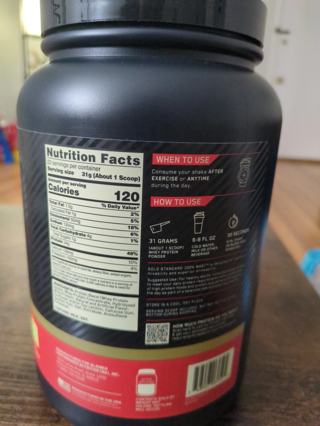 ON Gold Standard 100% Whey Protein - Vanilla Ice Cream - photo 2