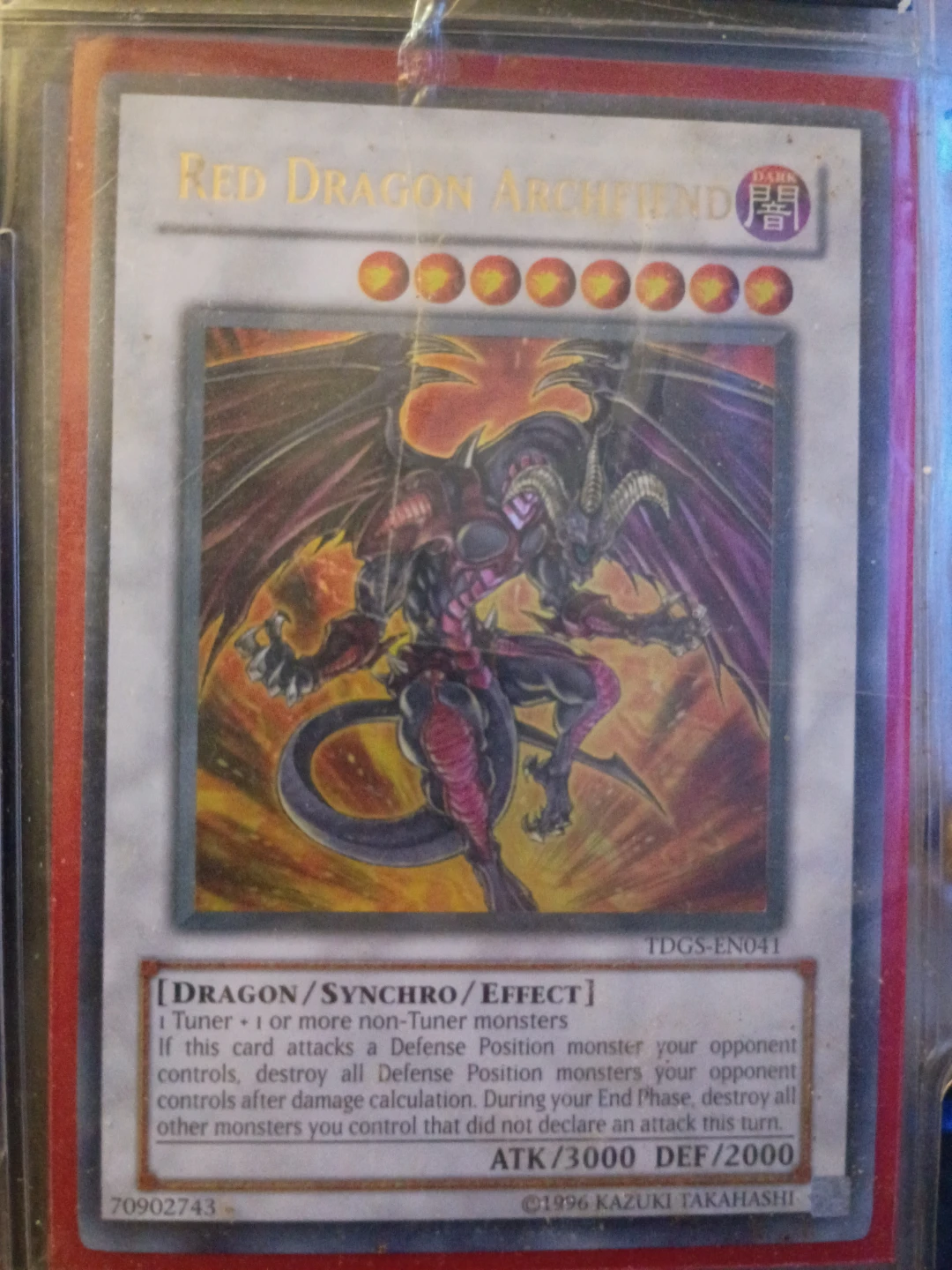 Yu-Gi-Oh! Red Dragon Archfiend Card⚽