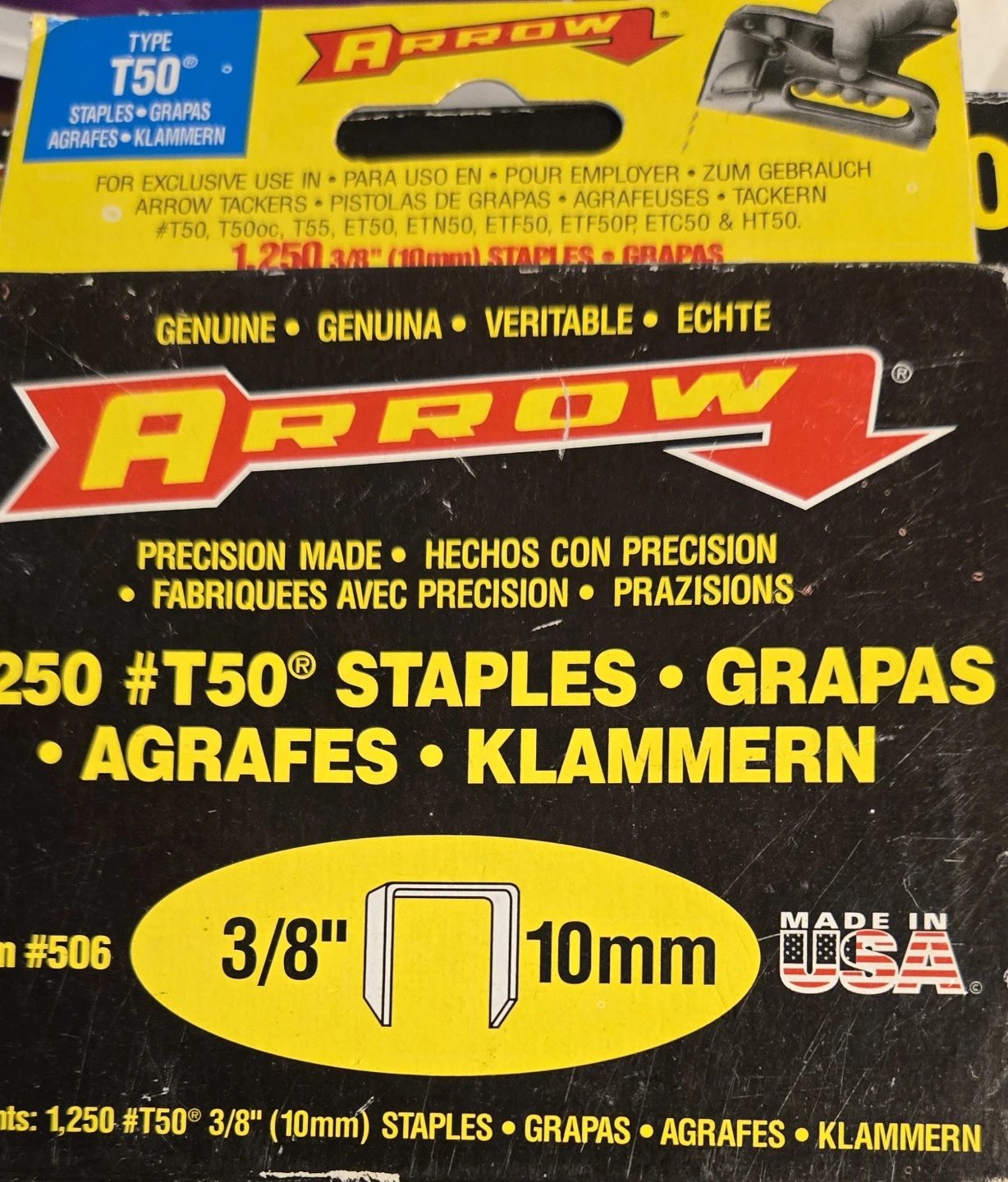 Arrow T50 Staple Gun Tacker - photo 2