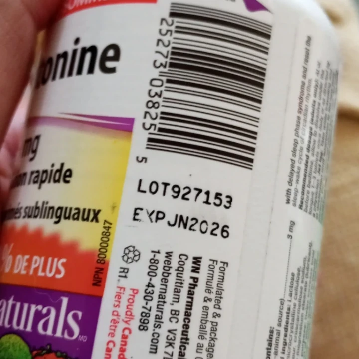 Webber Naturals Melatonin 3 mg Quick Dissolve Tablets - photo 3