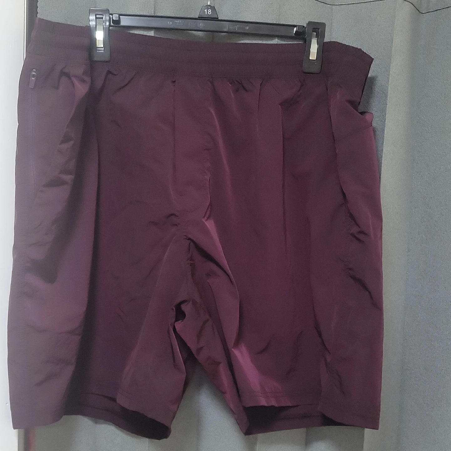 VRST All-In Unlined Short Burgundy