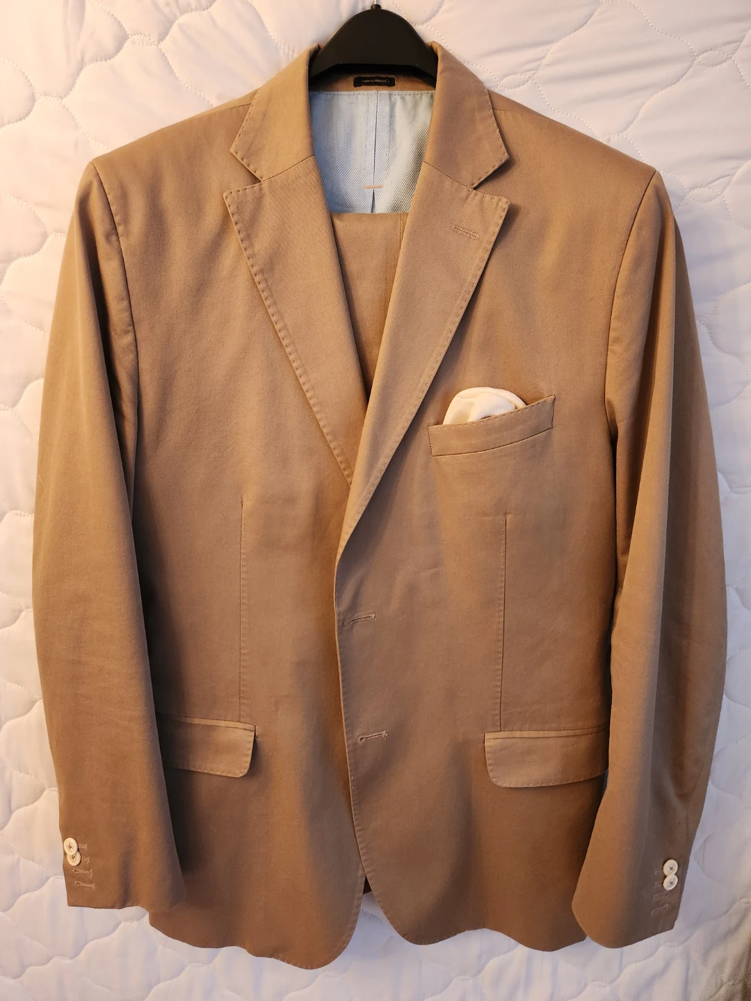 Massimo Dutti Tan Suit. 42R