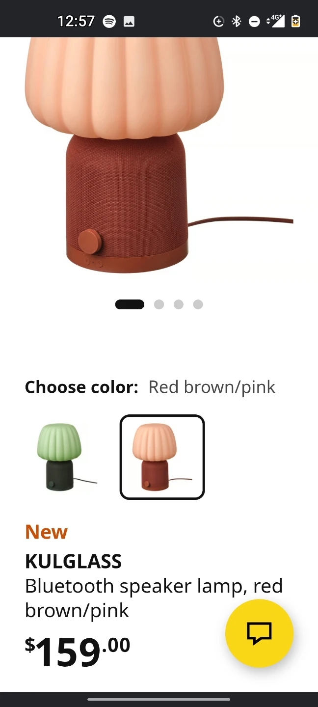 Mushroom Lamp with Speaker - photo 4