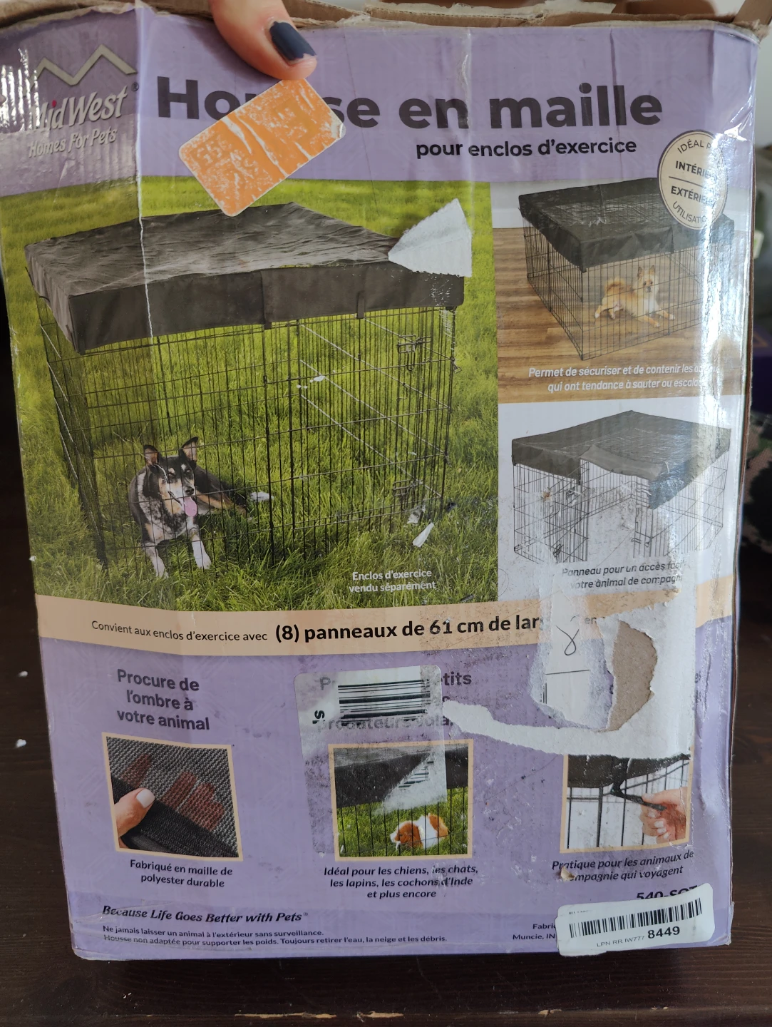 MidWest Homes for Pets Mesh Cover for Exercise Pen - photo 2