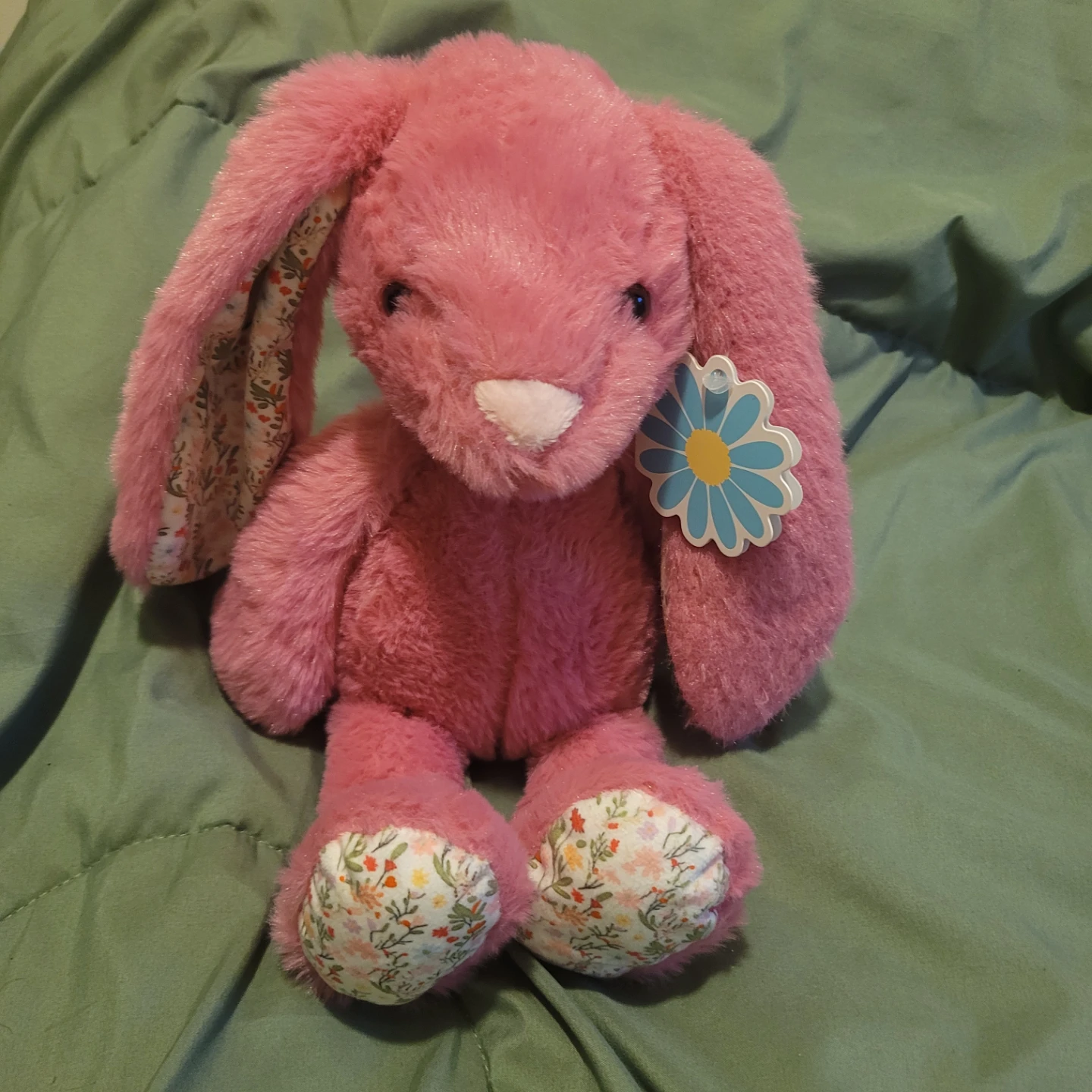 BNWT Dan Dee Super soft Plush Pink Bunny